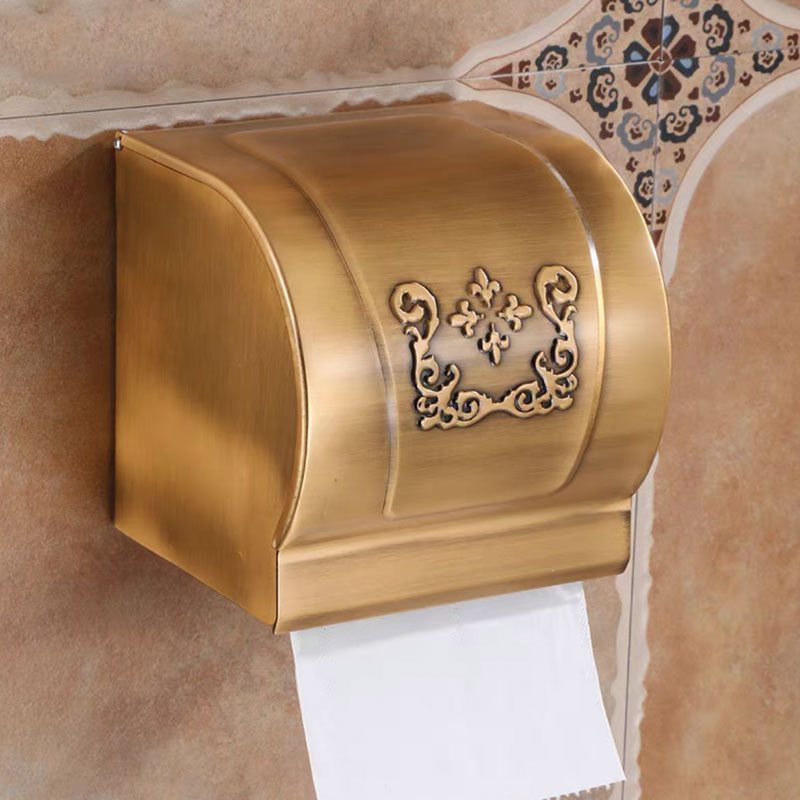 Home Bathroom Paper Towel Holder - Tissue Box Holder Bathroom Wall Mounted