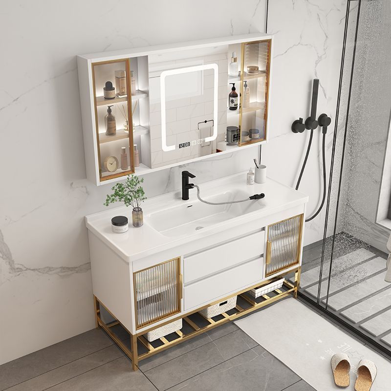 Home Bathroom Furniture - Bathroom Vanity Cabinets With Sink Organizer
