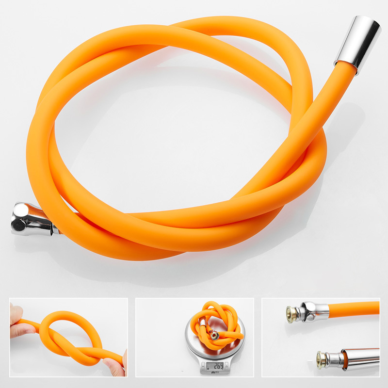 Home Creation Bathroom - Soft Silicone Flexible Shower Hose Anti-Winding