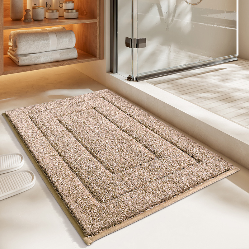 Zara Home Bathroom Mat - Microfiber Bathroom Mat High Quality Thickened