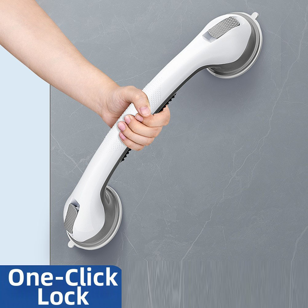 Home Bathroom Grab Bar - 2pcs Extra-Strong Suction Grab Bars Safety