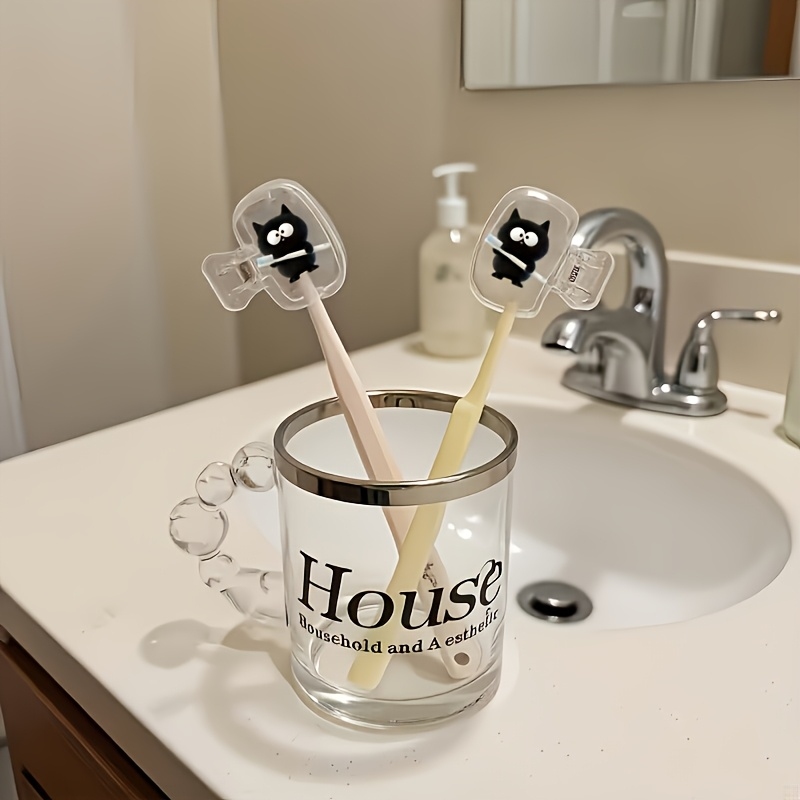 2Pcs Kitten Rose Toothbrush Co - đánh giá và giá Home Creation Bathroom