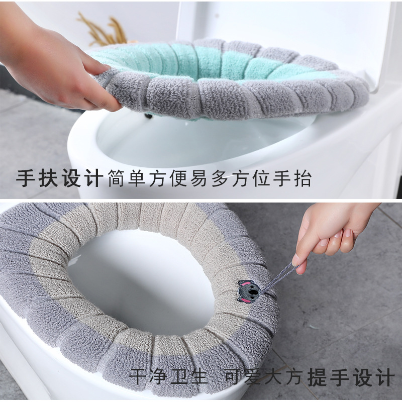 Cartoon Knitted Toilet Seat Co - đánh giá và giá Home Bathroom With Two Toilets