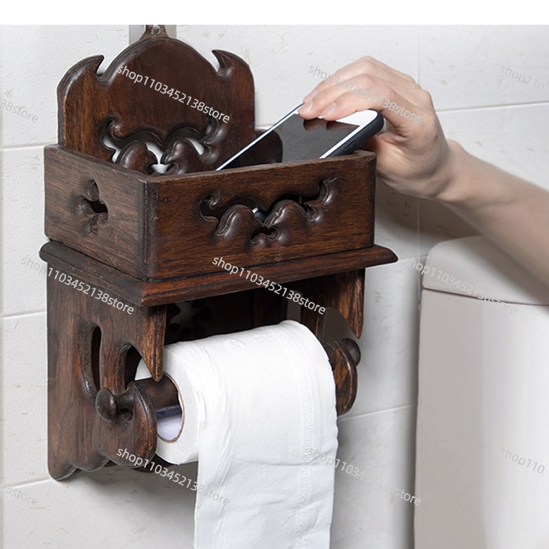 Wooden Paper Towel Holder Toil - đánh giá và giá Home Bathroom Paper Towel Holder