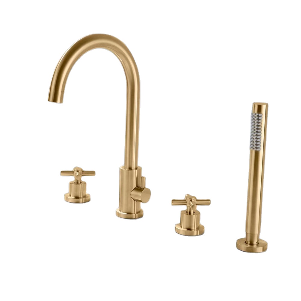 2021 Luxury Design Brushed Gol - đánh giá và giá Home Bathroom Design Simple