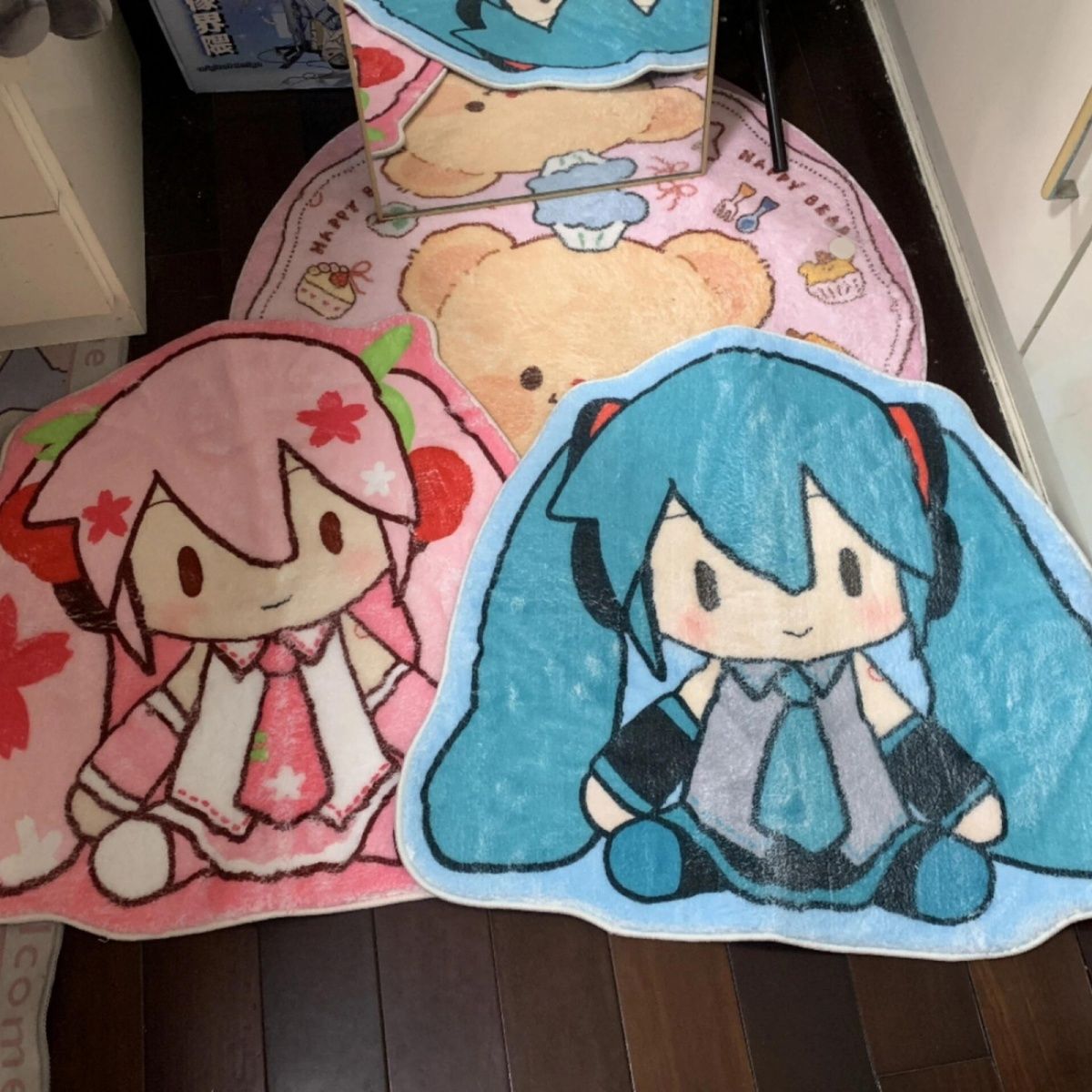Kawaii Hatsune Miku Rug Anime  - đánh giá và giá Home Goods Bathroom Rugs