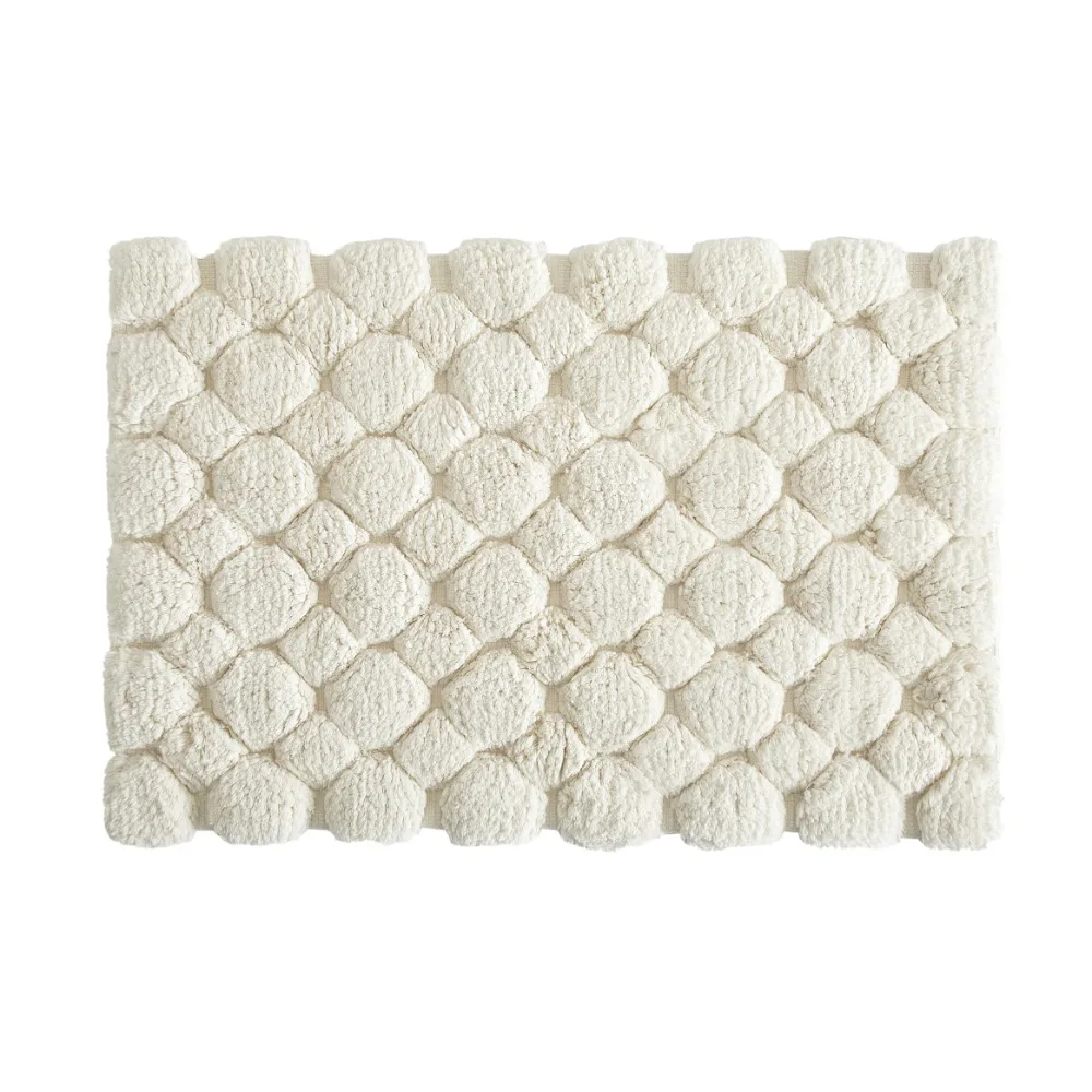 Ivory 2-Piece Cotton Bath Rug  - đánh giá và giá Zara Home Bathroom Mat