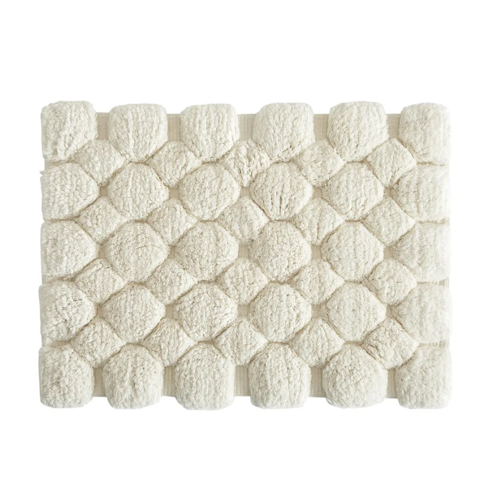 Ivory 2-Piece Cotton Bath Rug  - đánh giá và giá Zara Home Bathroom Mat
