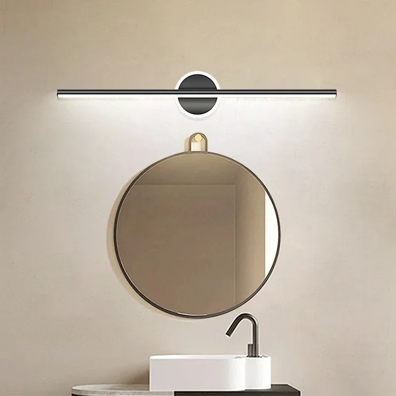 Modern LED Mirror Lamp 40/55cm - đánh giá và giá Home Bathroom Mirror