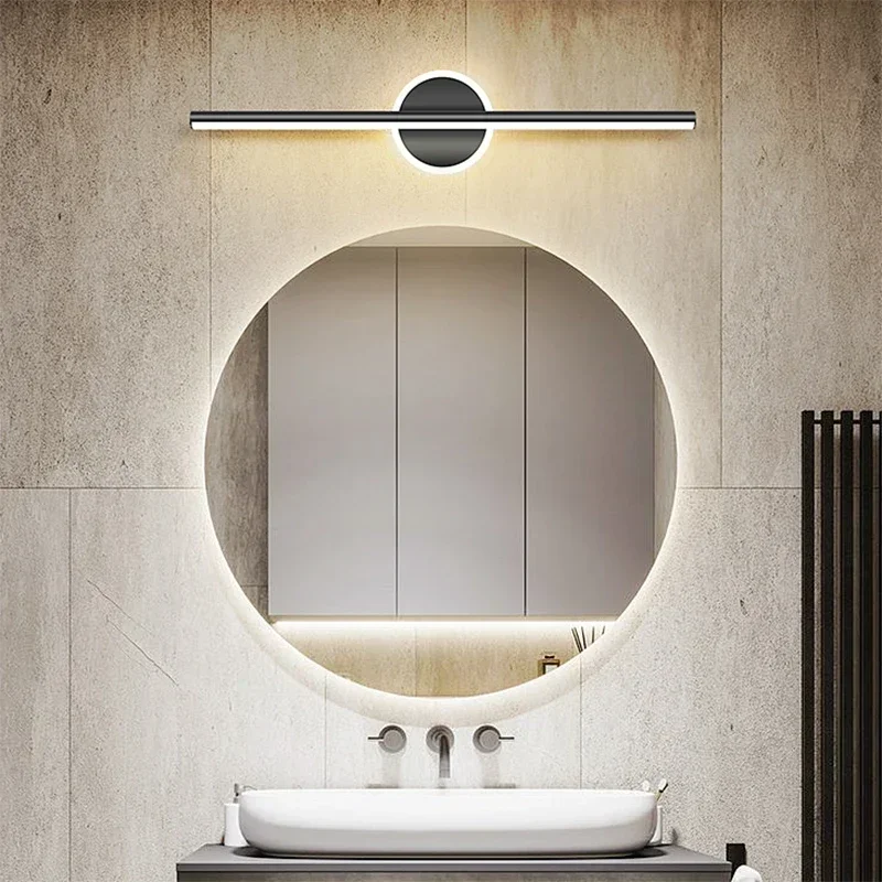 Modern LED Mirror Lamp 40/55cm - đánh giá và giá Home Bathroom Mirror