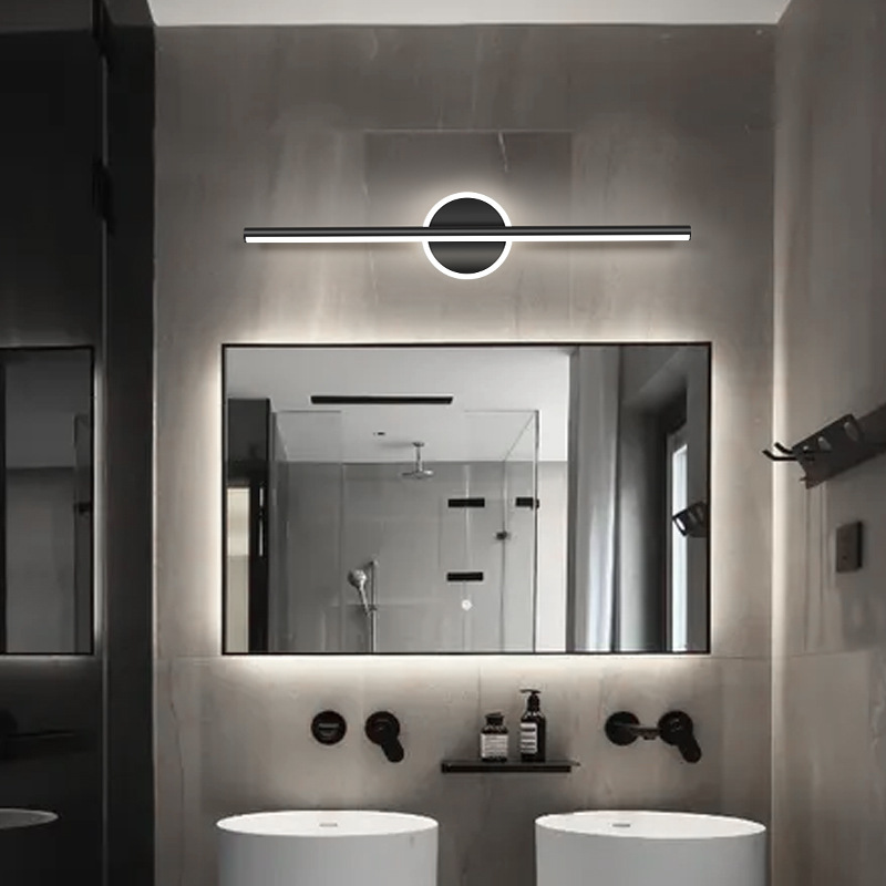 Modern LED Mirror Lamp 40/55cm - đánh giá và giá Home Bathroom Mirror