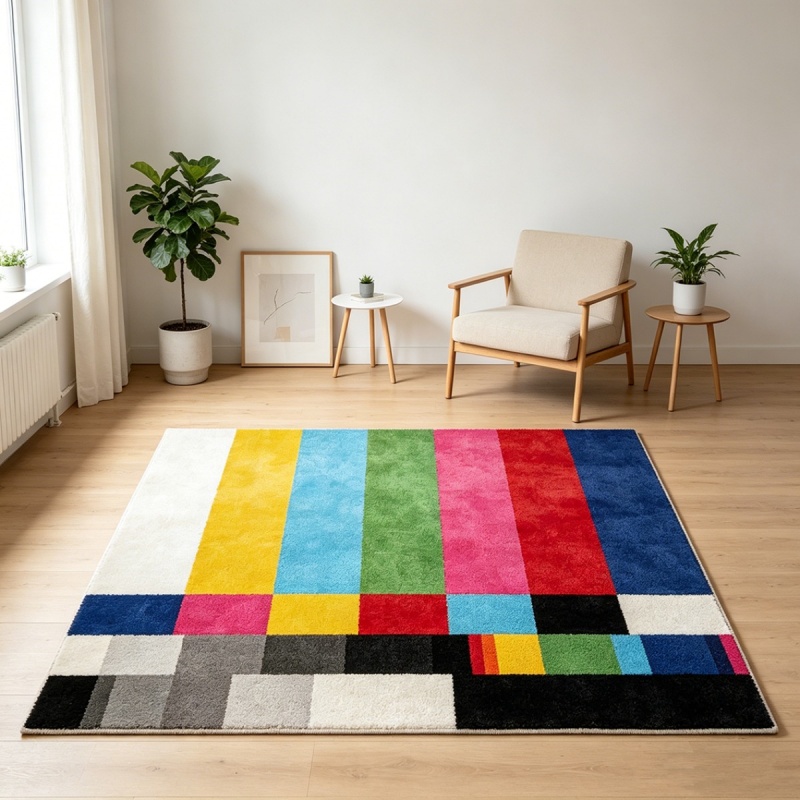 Pastel Rainbow Striped Good Mo - đánh giá và giá Home Goods Bathroom Rugs