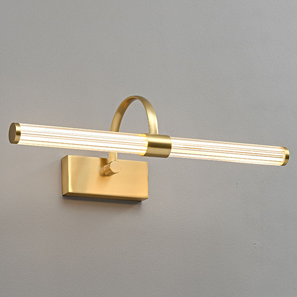 Modern Brass Acrylic LED Wall  - đánh giá và giá Home Bathroom Mirror