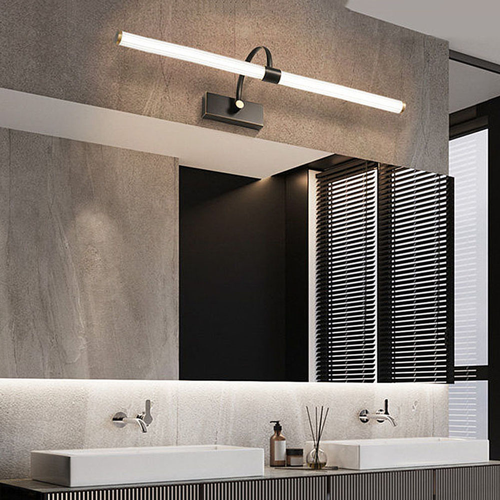 Modern Brass Acrylic LED Wall  - đánh giá và giá Home Bathroom Mirror