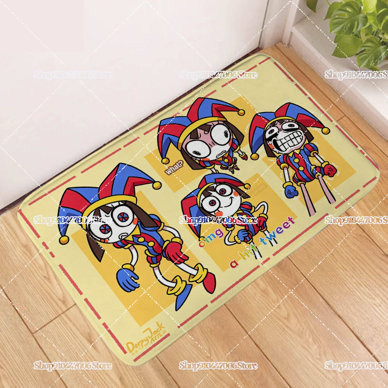 Cartoon The Amazing Circus Vel - đánh giá và giá Home Goods Bathroom Rugs