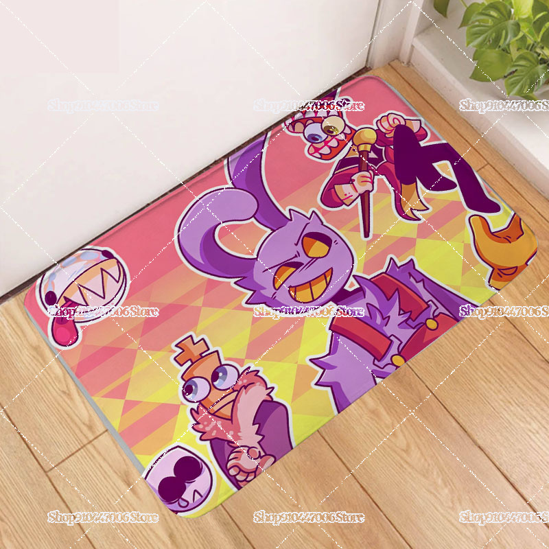 Cartoon The Amazing Circus Vel - đánh giá và giá Home Goods Bathroom Rugs