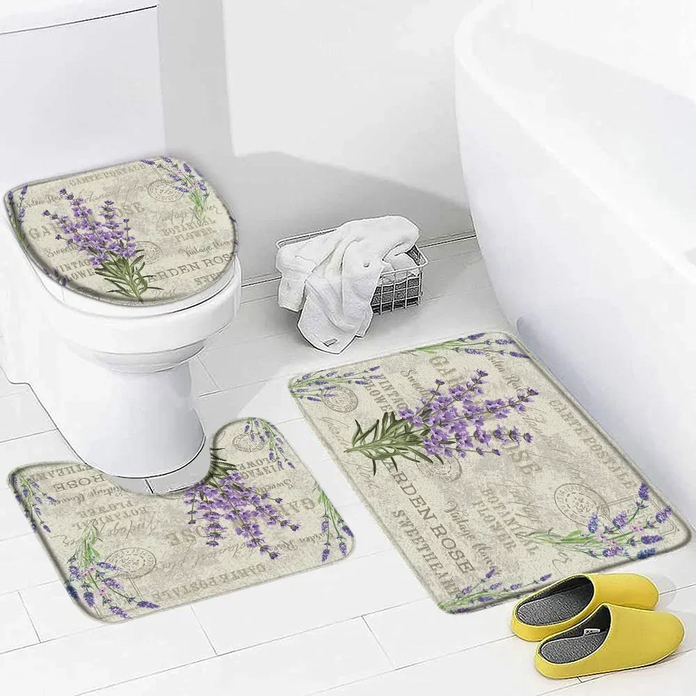 Purple Lavender Bath Mat Set N - đánh giá và giá Zara Home Bathroom Mat