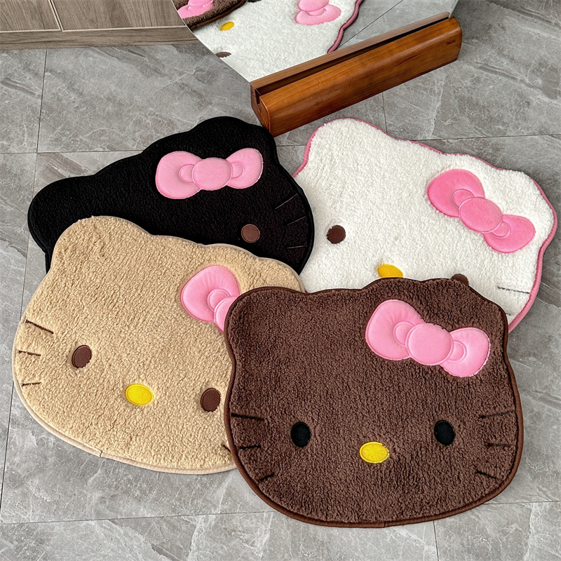 Anime Hello Kitty Plush Rug So - đánh giá và giá Home Goods Bathroom Rugs