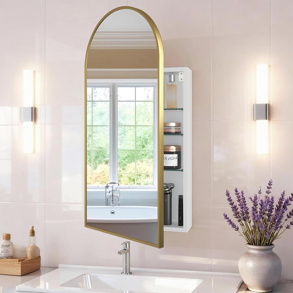 Luxurious Arched Gold Bathroom - đánh giá và giá Home Bathroom Furniture