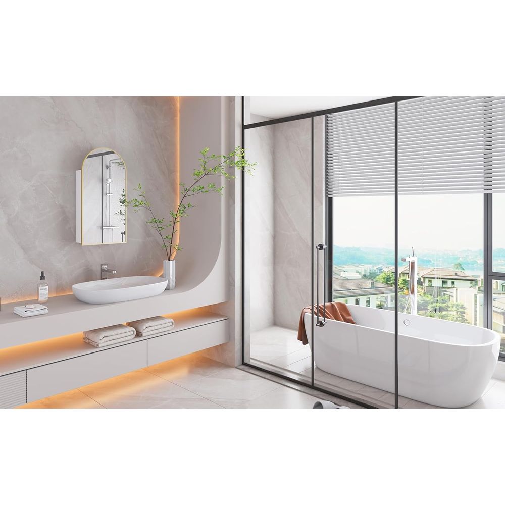 Luxurious Arched Gold Bathroom - đánh giá và giá Home Bathroom Furniture