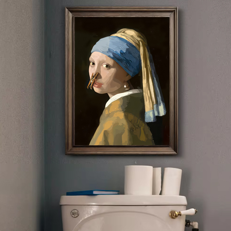 1pc Funny Abstract Bathroom To - đánh giá và giá Home Bathroom Furniture