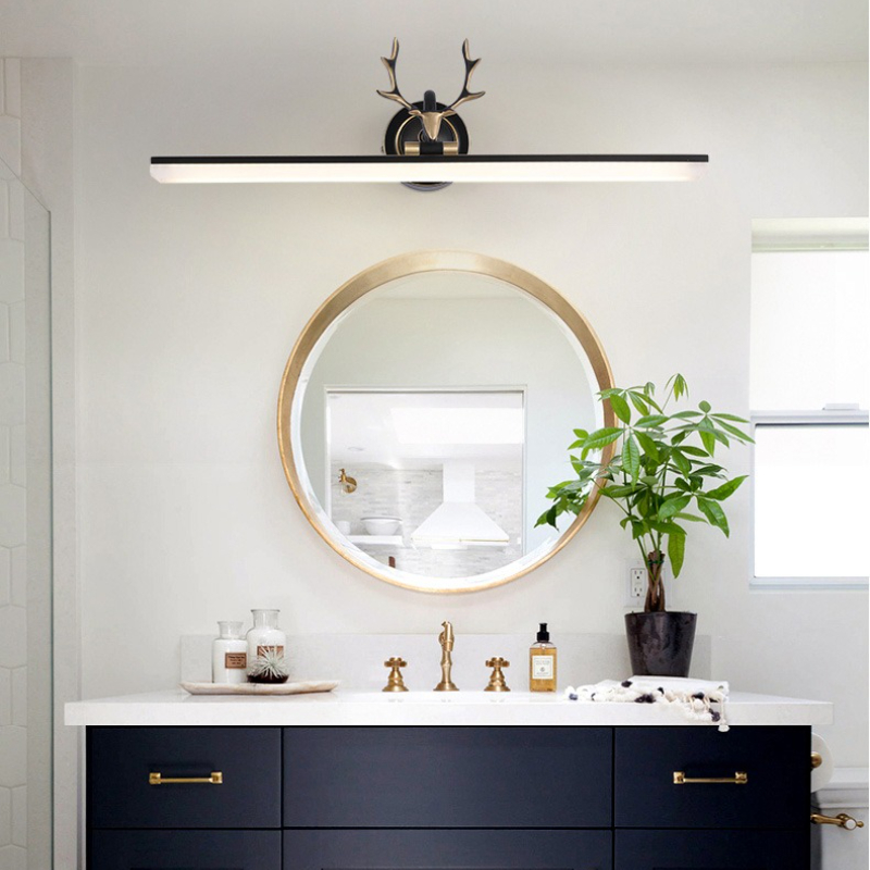 Vintage full Copper Wall Light - đánh giá và giá Home Bathroom Mirror