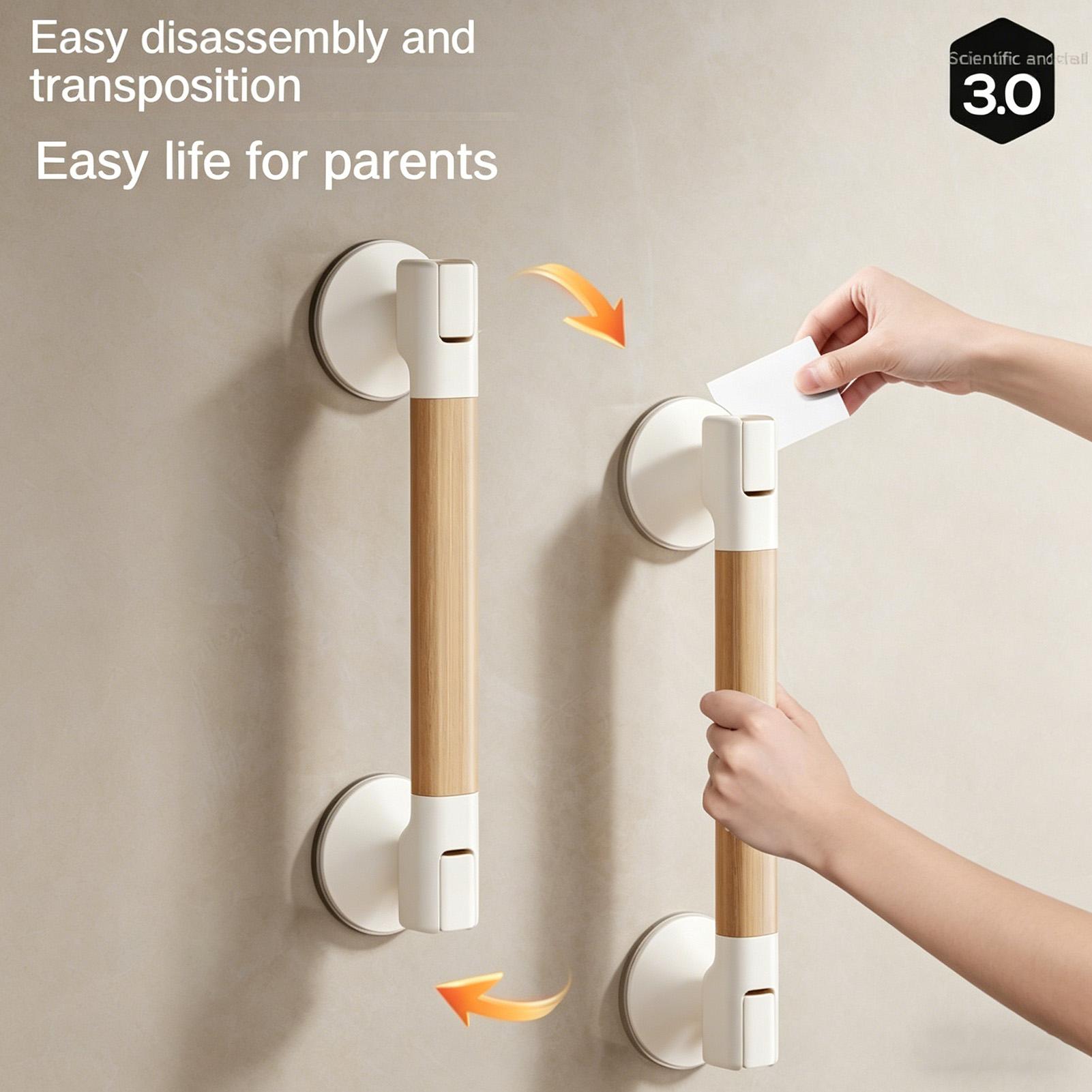 Shower suction cup handle Bath - đánh giá và giá Home Bathroom Grab Bar