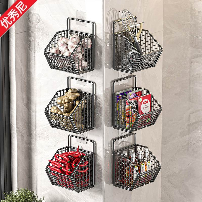 Wall-Mounted Kitchen Storage B - đánh giá và giá Home Essentials Bathroom Organizer