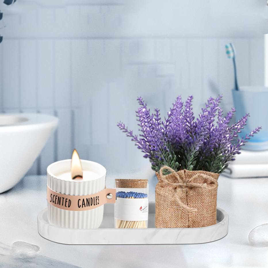 Bathroom Vanity Silicone Tray  - đánh giá và giá Home Essentials Bathroom Organizer