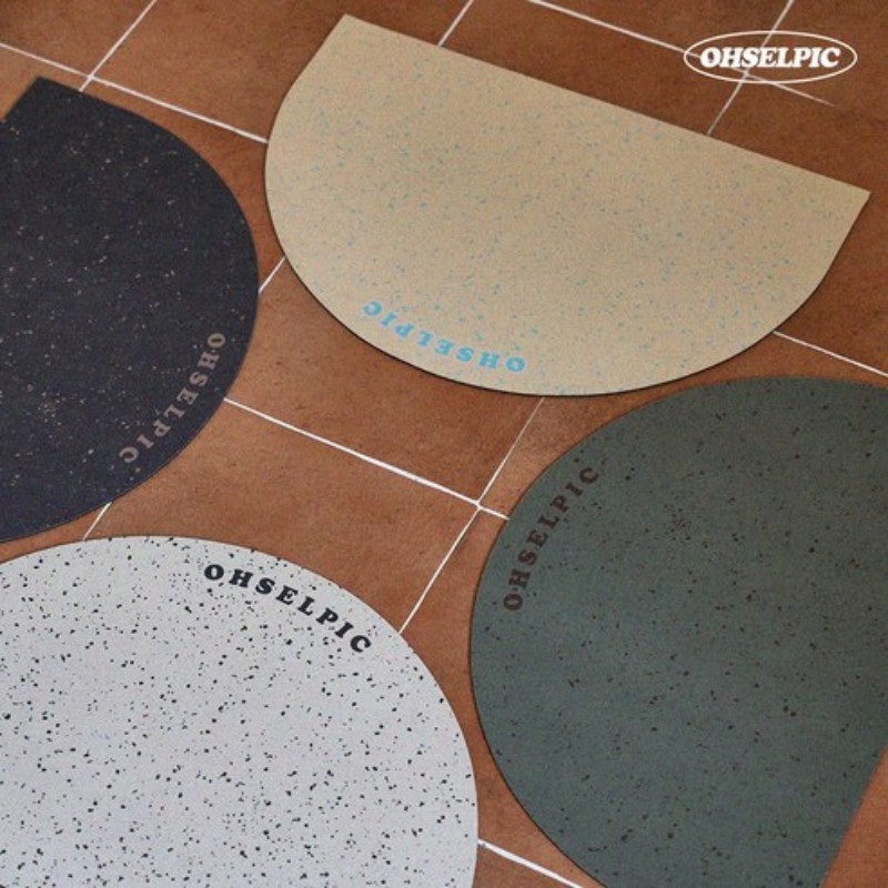 1pc Modern Nordic Style Semi-c - đánh giá và giá Zara Home Bathroom Mat