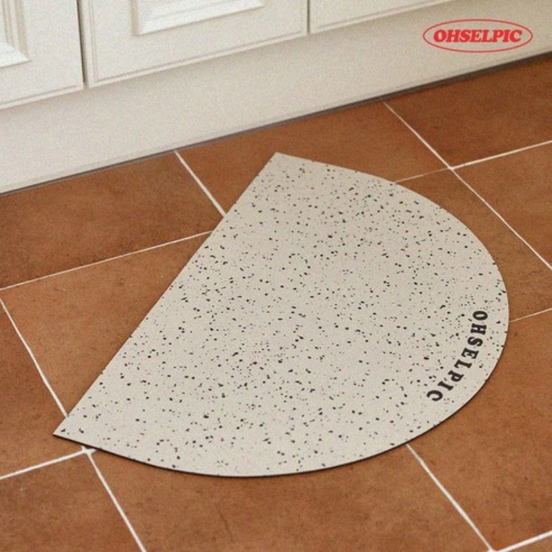 1pc Modern Nordic Style Semi-c - đánh giá và giá Zara Home Bathroom Mat