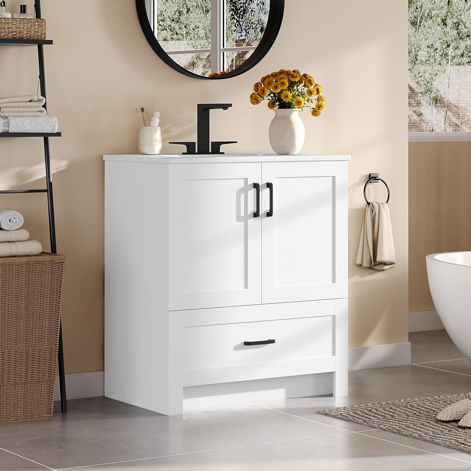 30 Inch Bathroom Vanity With C - đánh giá và giá Home Bathroom Furniture
