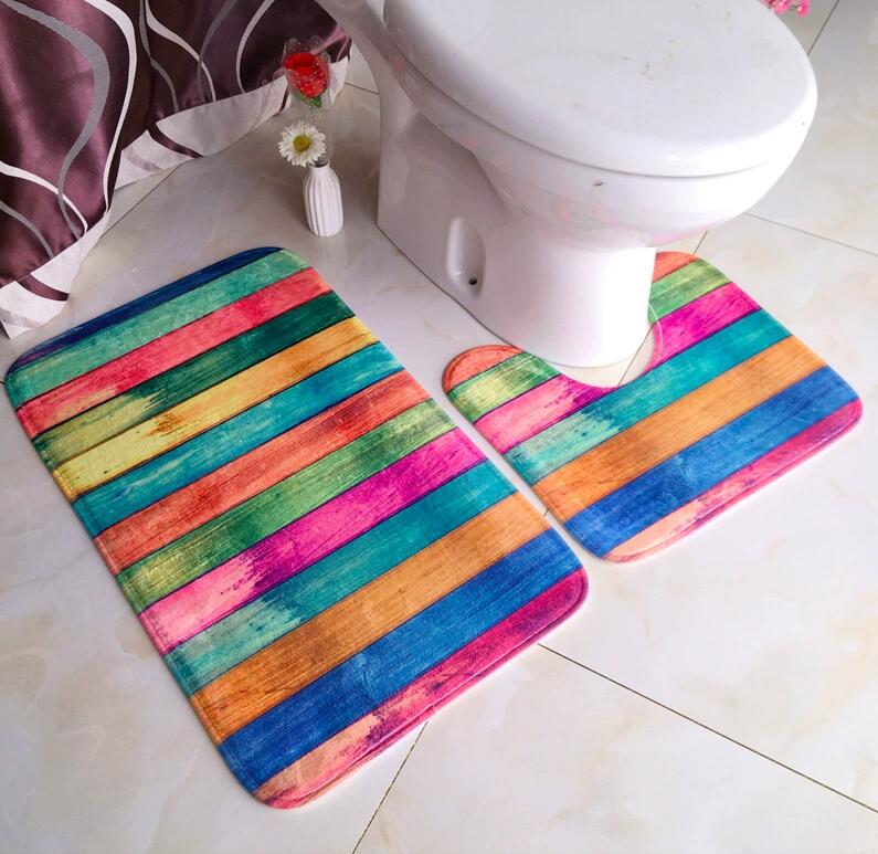 Home Carpet Bathroom Floor Mat - đánh giá và giá Home Bathroom With Two Toilets