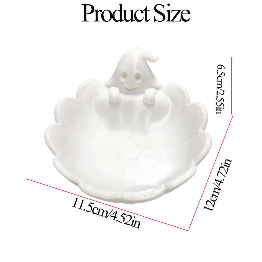 Matte White 3D Cute Ghost-Shap - đánh giá và giá Home Essentials Bathroom Organizer