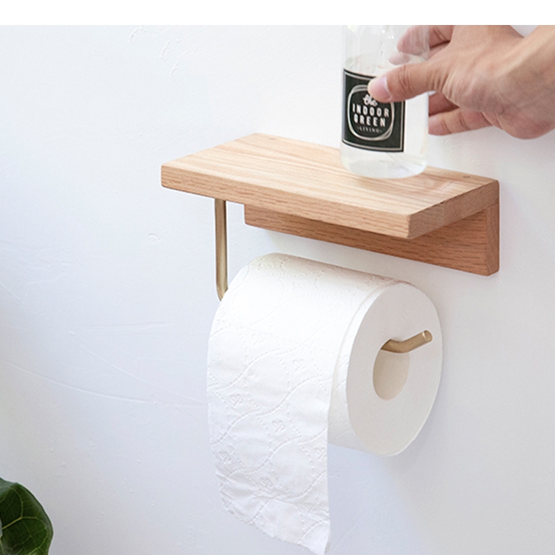 Wooden Tissue Holder Roll Pape - đánh giá và giá Home Bathroom Paper Towel Holder